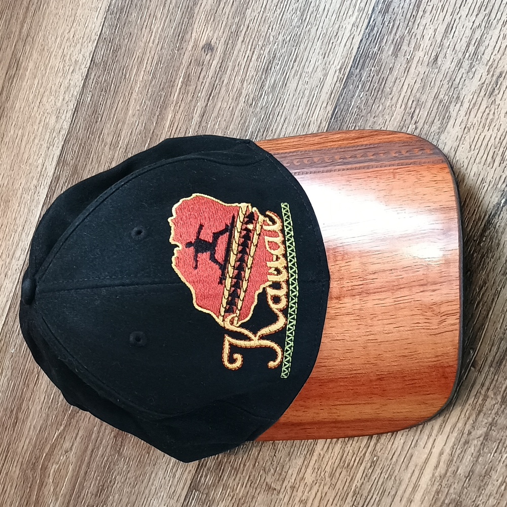 Kauai Kona Wood Veneer Brim Baseball Cap 🧢 - Picture 2 of 7